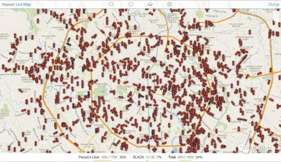 Heaven 实时地图