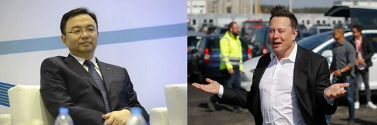 王传福和马斯克来源/视觉中国