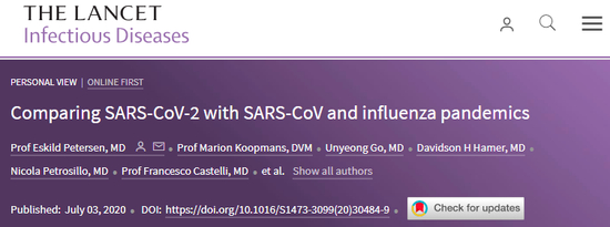 截图来源：The Lancet Infectious Diseases