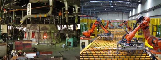 玻璃工厂照片来源：维基百科