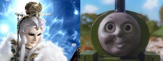 尽管不是创作者的本意，但一些形象还是陷入了“恐怖谷”（如《霹雳布袋戏》和《托马斯小火车》）