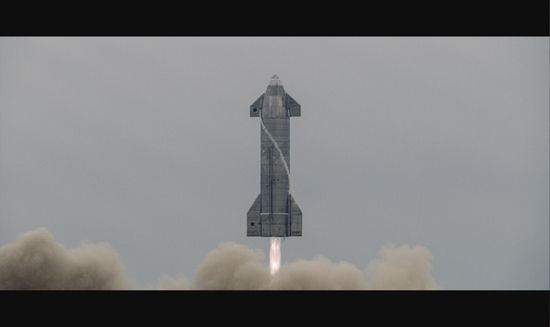 STARSHIP&nbsp;SN15升空，图源SpaceX&nbsp;