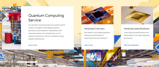 图 | 谷歌量子官网
