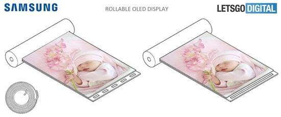 仿佛看到了未来&nbsp;三星可卷曲屏设计亮相