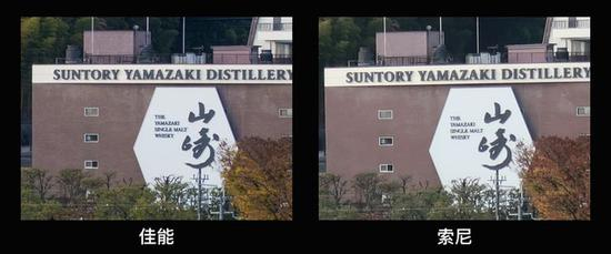 24mm端实拍100%放大对比