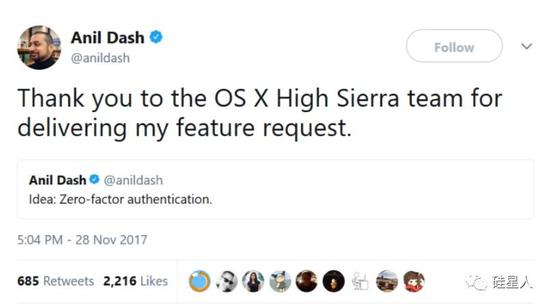 　　（解释一下这个梗：两步验证就是用户名密码+短信/验证器随机密码，对应的是普通/一步验证，用户名+密码。零步验证……就是苹果的新功能：不需要密码！）