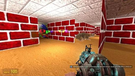 地图编辑器自带的阴影渲染效果也让整个迷宫看起来更加的真实。