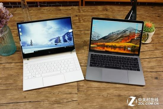 MacBook&nbsp;Pro的屏占比稍占优势