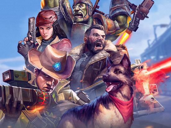 盛大游戏《辐射避难所OL》的宣传画