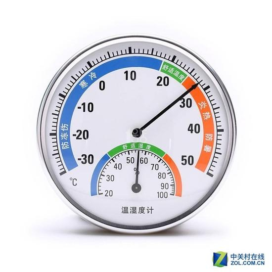 湿度表上的湿度为相对湿度（图片来源：1号店）