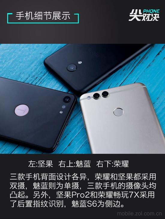 手机背面细节对比