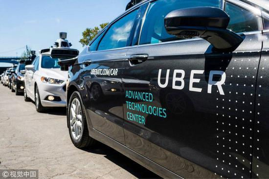 Uber 旗下的自动驾驶汽车 | 视觉中国