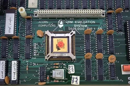 ▲BBC Micro电脑中的Arm芯片