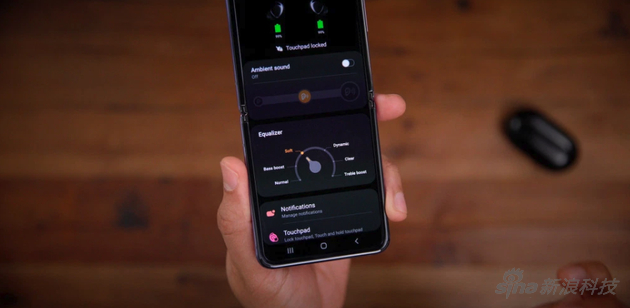 Galaxy Buds的设置界面