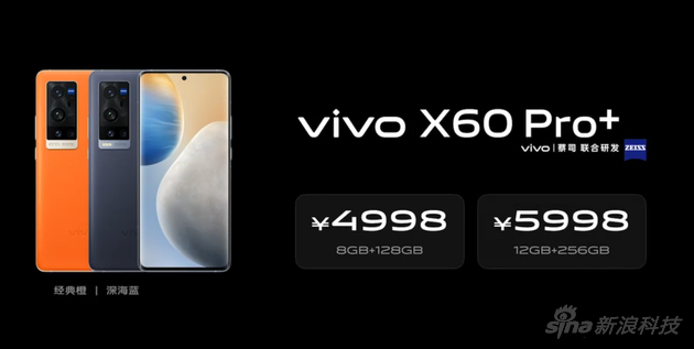 vivo&nbsp;X60 Pro+&nbsp;定价