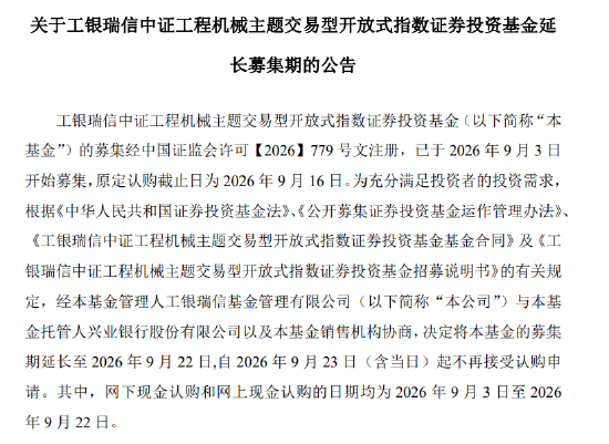 来源：基金公告