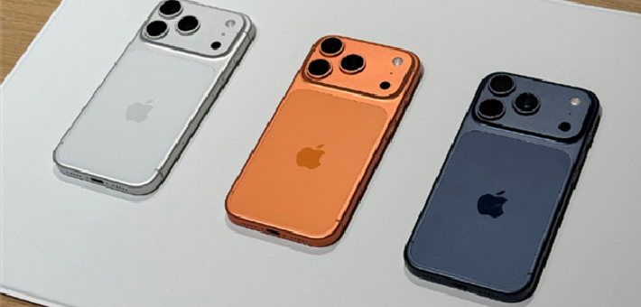 苹果线下店展出iPhone 17 Pro真机