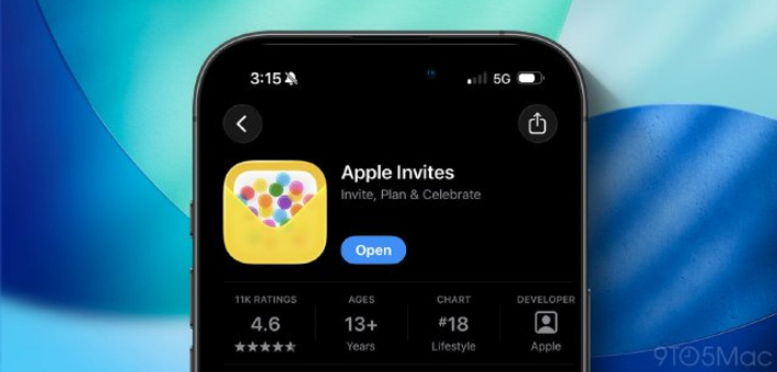 苹果推 Invites 1.5 版：整合液态玻璃设计，自动同步日历、共享相册视频播放