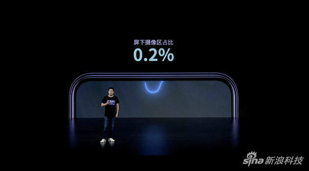 中兴新机屏下摄像区域占比