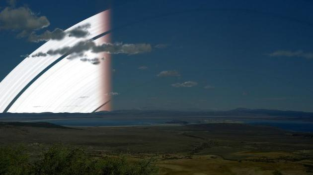 春分和秋分时天空的景象。