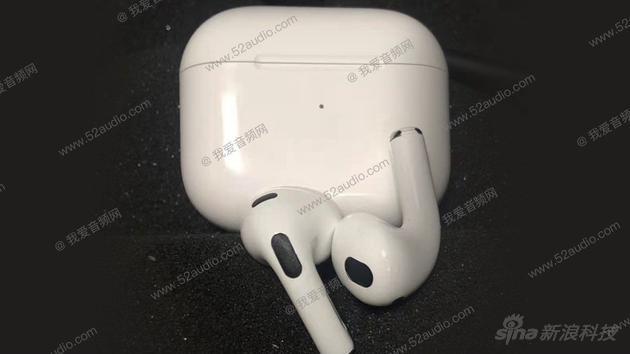 苹果AirPods 3代外形曝光果然是简化版的AirPods Pro_手机新浪网