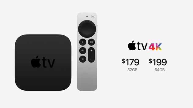 苹果推出Apple TV 4K ：搭载A12芯片售价179美元起_手机新浪网