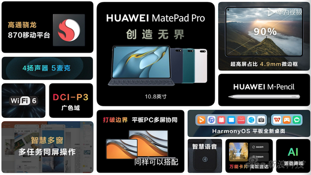 10.8寸的HUAWEI MatePad Pro