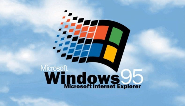▲ 响起 Brian Eno 设计的开机音效的 Windows 95 界面。 图片来自：The Industry Observer