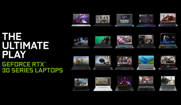70多款RTX 30系列显卡笔记本将上市