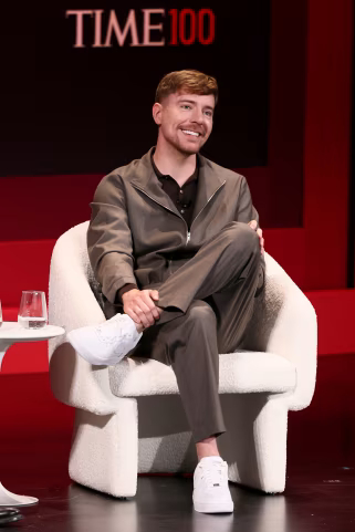 YouTube 顶流网红 MrBeast 出席 2026《时袋》周刊百大人物峰会