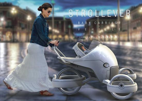 婴儿车中的宾利