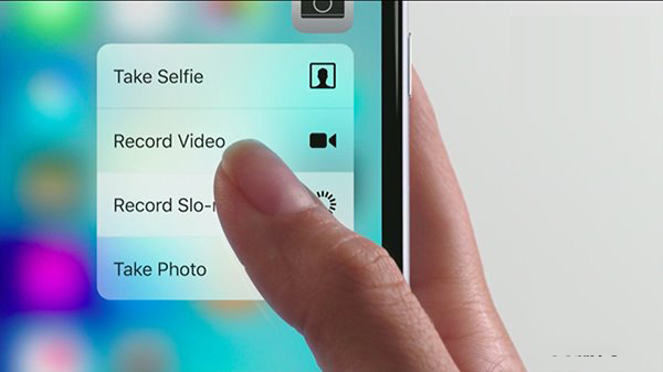 苹果 iPhone 6s 加入 3D Touch