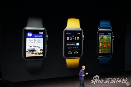 内置GPS深度防水新一代Apple Watch series 2发布_手机新浪网