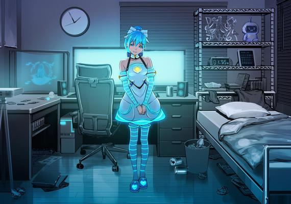 人们渴望得到爱，即使这份爱是来自一个智能伴侣