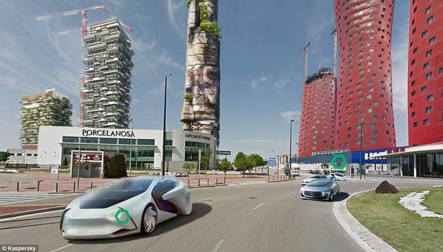 　　该计划名叫“地球2050”（Earth 2050），描述了在并不遥远的未来、全球的城市居民将过着怎样的生活。图为2050年西班牙巴塞罗那的街景。