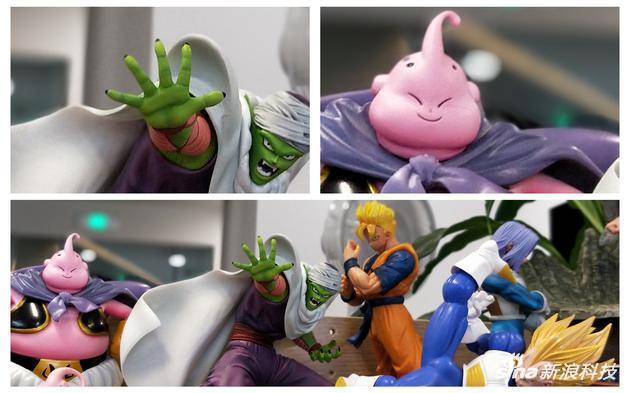 手办的边缘能很好检测出来