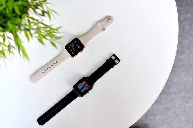 与Apple Watch合照