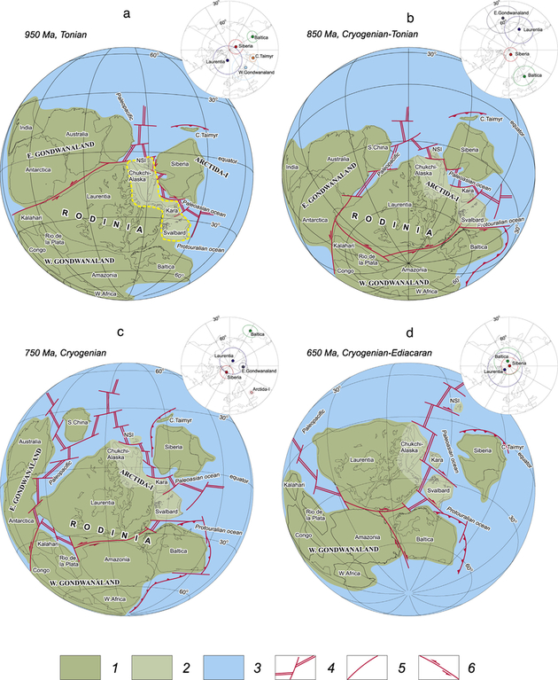 　　在浮游生物大量出现并成为多细胞动物的食物之前，地球的大陆已经经历了融合、分裂和再次融合的过程。