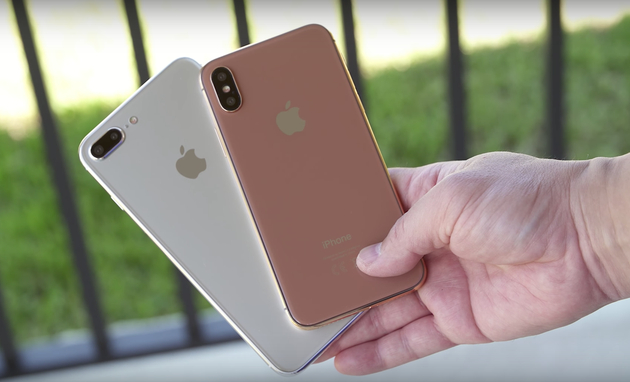 左为iPone 7 Plus（真实性有待验证）