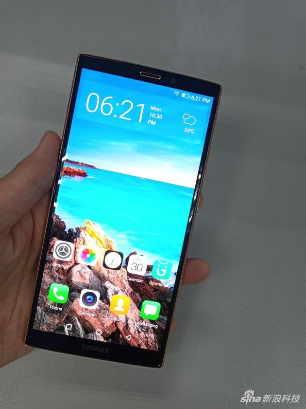 金立M7 Plus曝光图