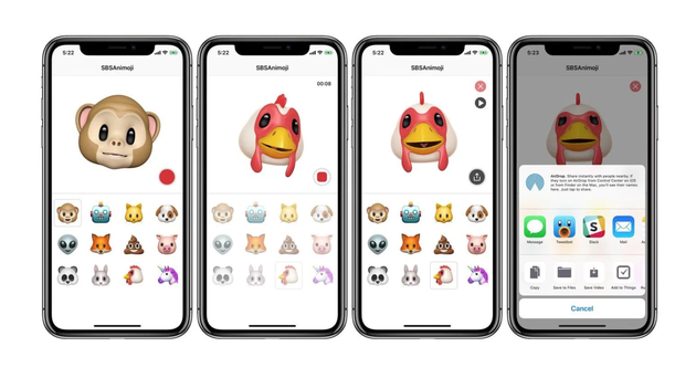 Animoji动画表情成为社交网络新一道风景线