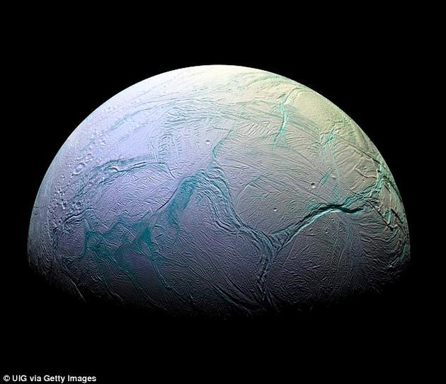 　　NASA喷气推进实验室的摩根·凯伯（Morgan Cable）指出，在这两颗冰封的卫星上探测到水，彻底改变了科学家对它们的看法。“在卡西尼号探测器发现土卫二的地下液态海洋之前，我们一直认为土卫二是一颗毫无生机、冰冷荒芜的星球。”