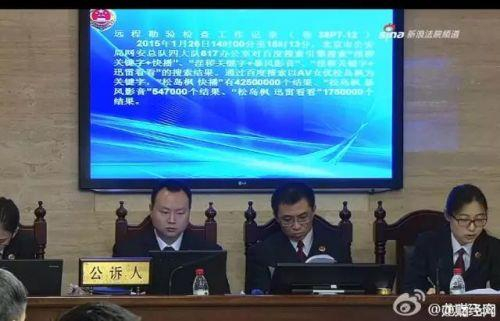 快播一案中检方给出的数据