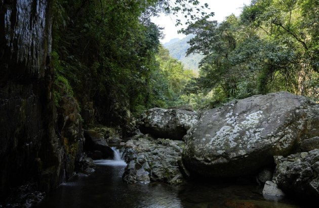 （建成后的农夫山泉广西大明山工厂）