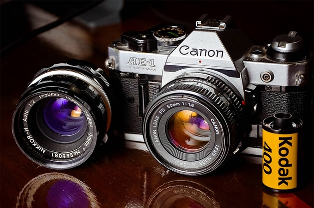 ▲ 佳能 AE-1。 图片来自：Lomography