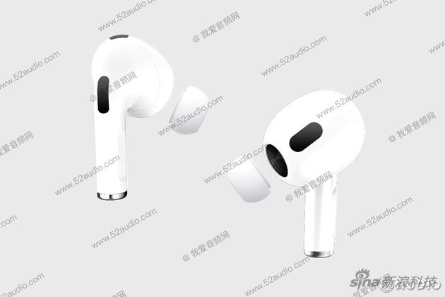 苹果AirPods 3代外形曝光果然是简化版的AirPods Pro_手机新浪网