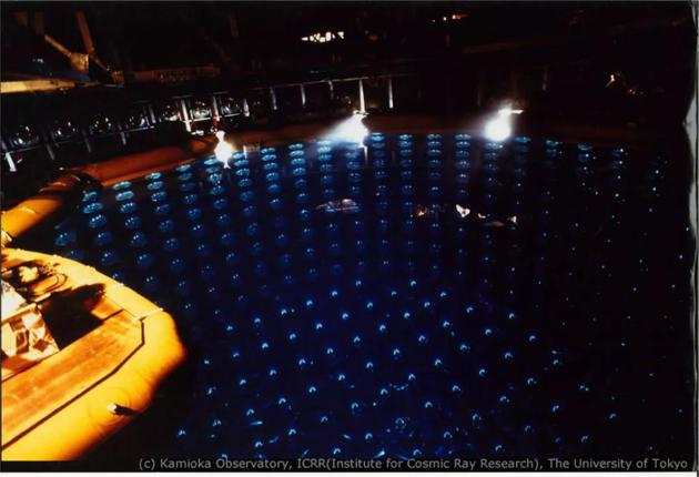 图：神冈探测器。来源：东京大学宇宙线研究所