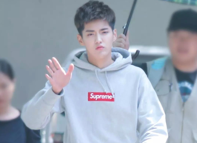 吴亦凡身穿Supreme（图片来自互联网）
