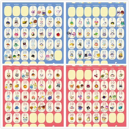 ▲部分小动物岛民头像