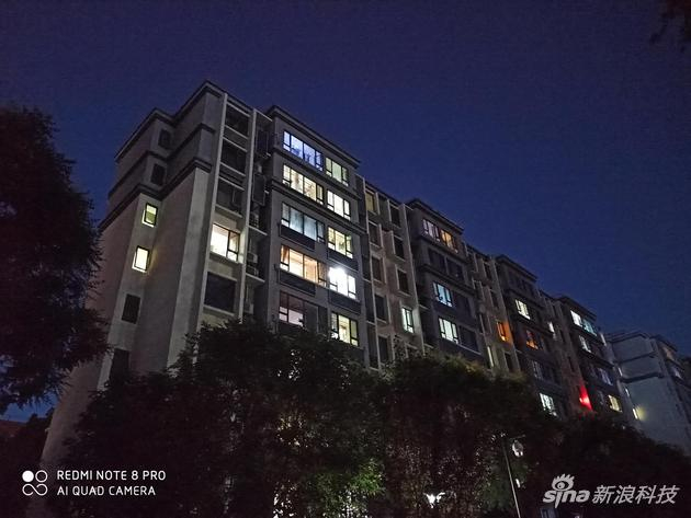 普通模式下夜景样张